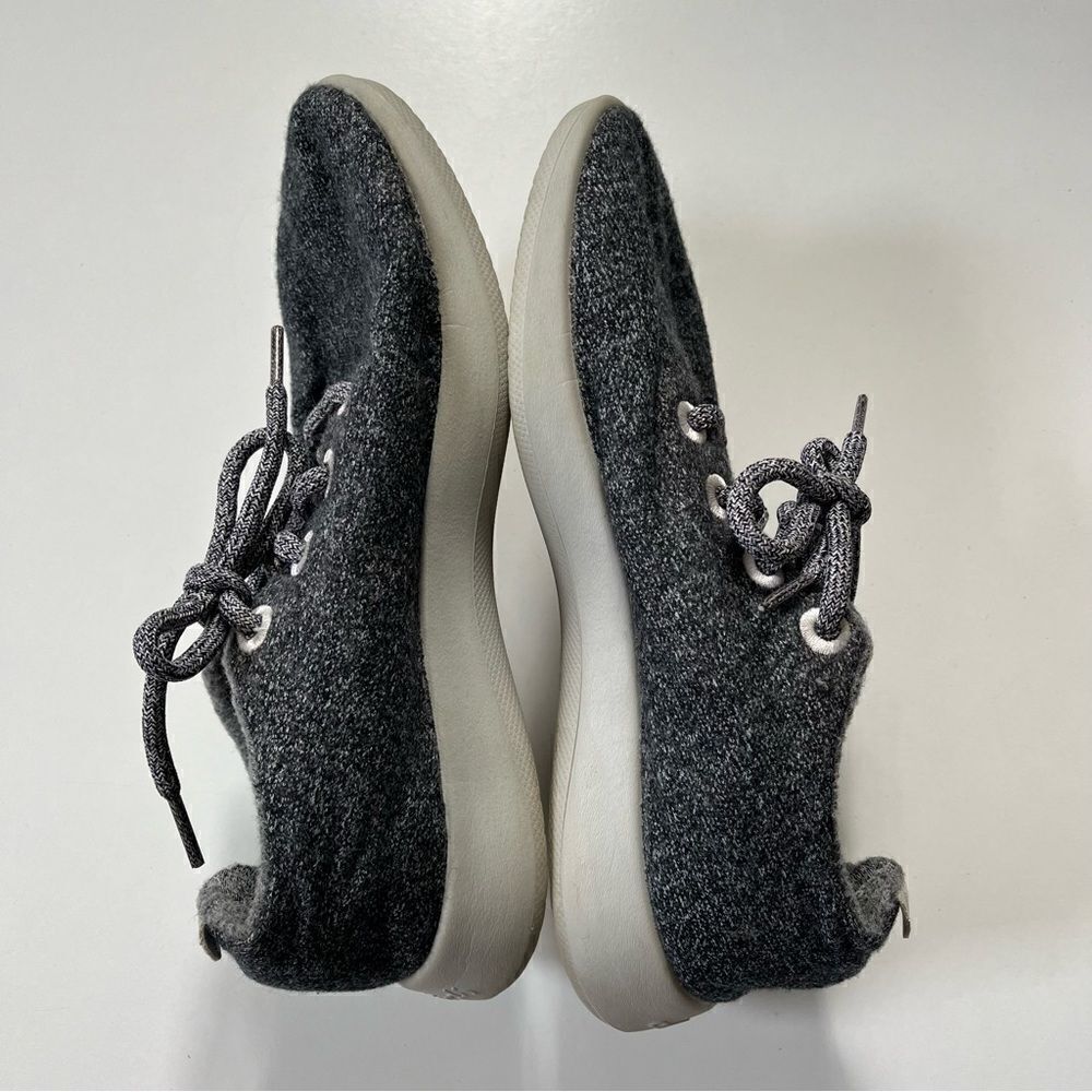 Women's Wool Runners Natural Grey 8 - Picture 10 of 13
